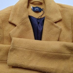 Mustard pea coat | ONLY